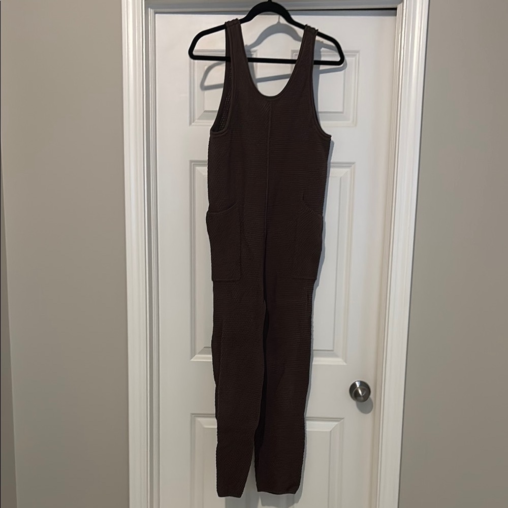 Free People Hailee Jumper Jumpsuit Brown
